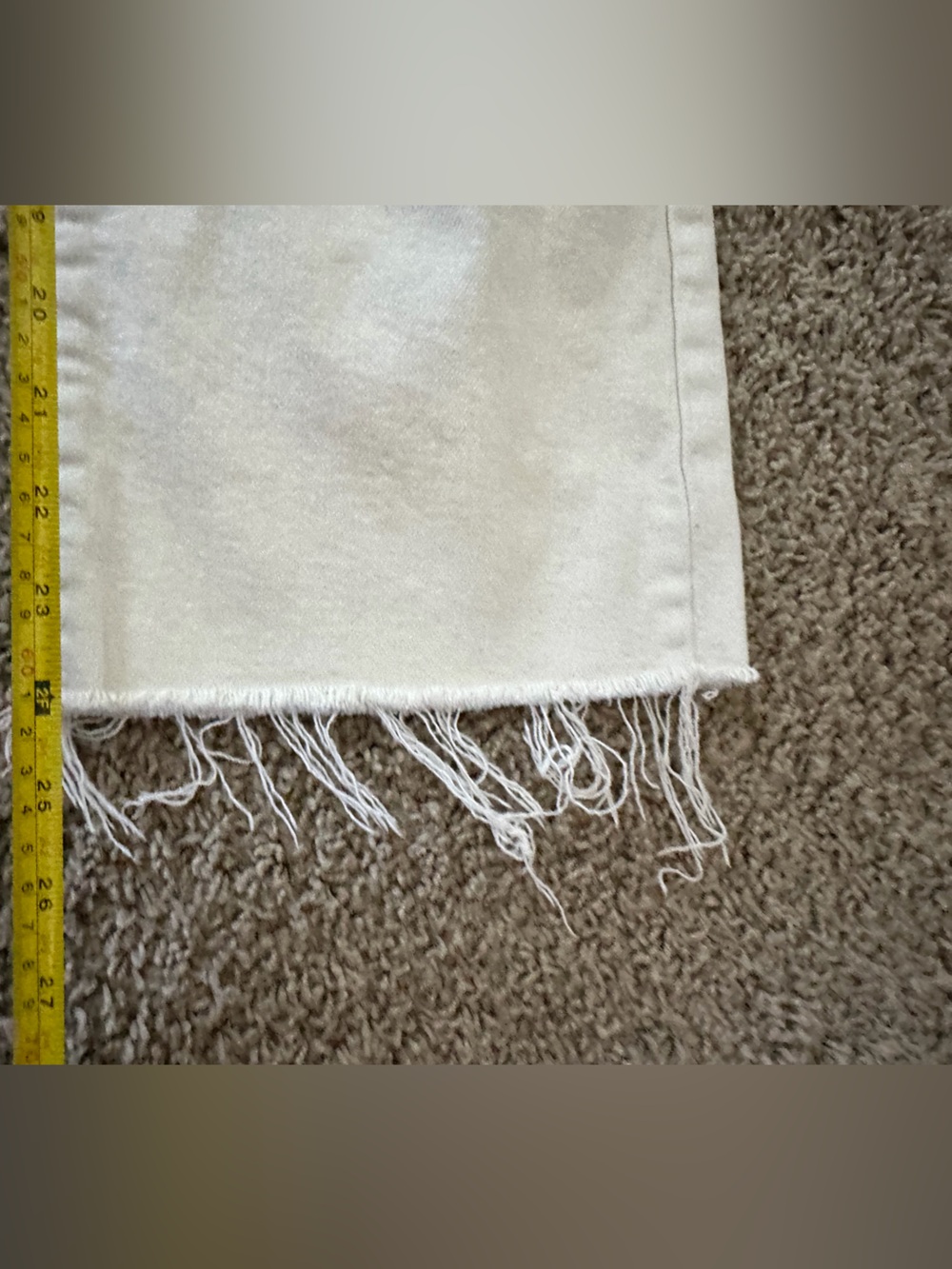 High-Rise Utility Wide Leg in Off-White - Picture 8 of 9